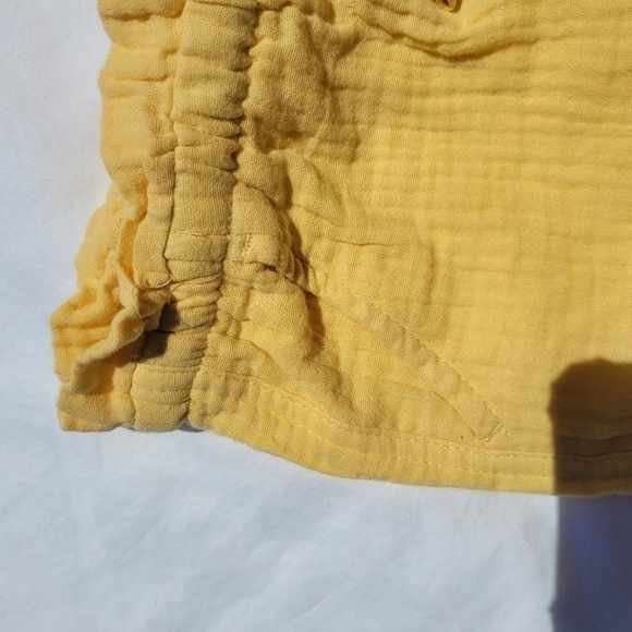 CAT & Jack Yellow Pull-on Shorts Size  S (6/6X) - Picture 3 of 5